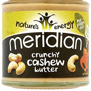 Meridian Natural Crunchy Cashew Butter 170 g (Pack of 3)