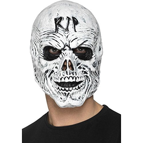 Smiffys 48168 Foam Latex R.I.P Grim Reaper Mask (One Size)