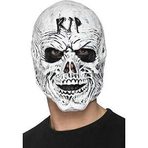 Smiffys 48168 Foam Latex R.I.P Grim Reaper Mask (One Size)