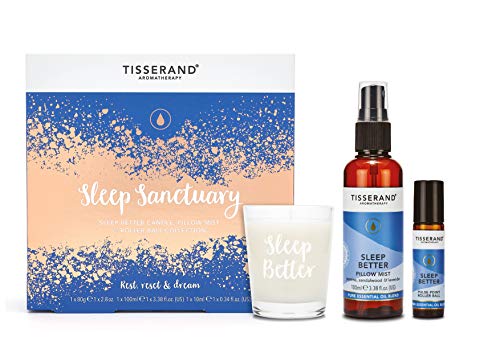 Tisserand Aromatherapy Sleep Sanctuary Pillow Mist/Roller Ball/Candle, 241 g GF833
