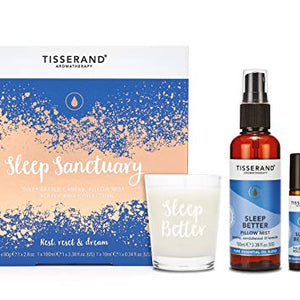 Tisserand Aromatherapy Sleep Sanctuary Pillow Mist/Roller Ball/Candle, 241 g GF833