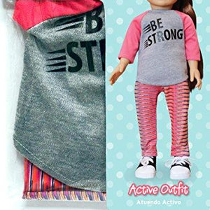 Springfield Collection by Fibre-Craft 18 Inch Doll Outfit, Be Strong