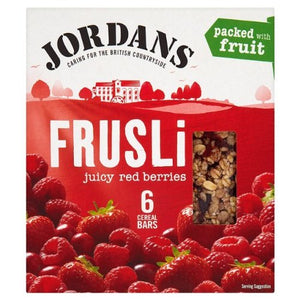 Jordans Frusli Wild Berries Bar 30g x 6 (PACK OF 3)