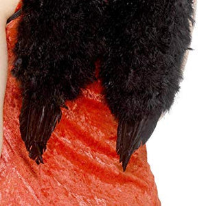 Smiffys 30 x 40 cm Wings Feather Angel - Black