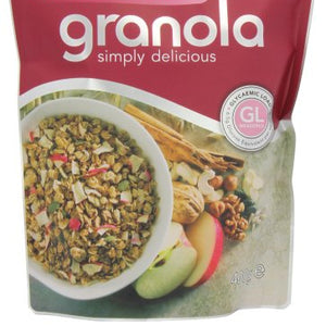 Lizi's Pink Apple and Cinnamon Granola 400 g (Pack of 4)