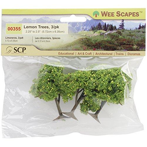 SCP Lemon Trees Craft Supply, 2.25-Inch to 2.5-Inch, 3-Pack