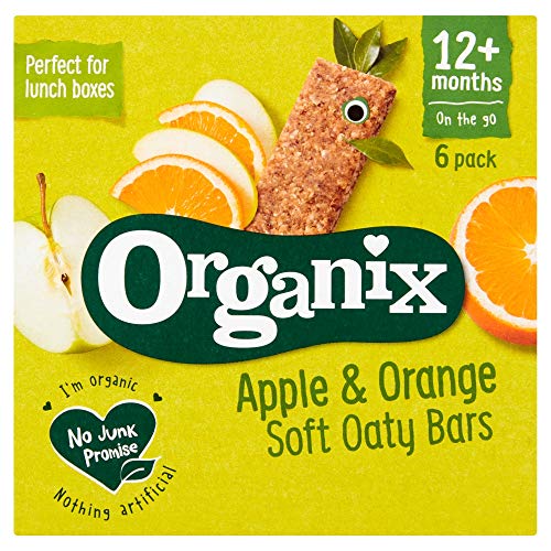 Organix Goodies 1+ Year Organic Apple and Orange Soft Oaty Bars 6 x 30 g