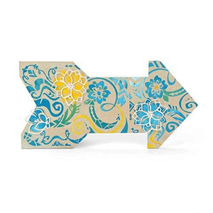Sizzix 661341 Thinlits Plus Die, Floral Swirls by Katelyn Lizardi