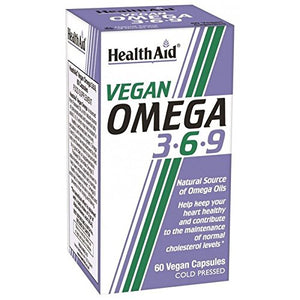 HealthAid Vegan Omega 3.6.9 60 capsule X 2 (Pack of 2)