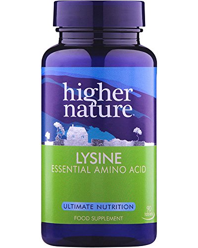 Higher Nature Lysine 500mg - 90 tablets