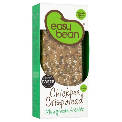 EASY BEAN - Mung Bean & Chive Chickpea Crispbread, 110g