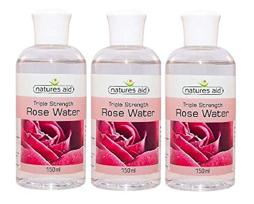 Natures Aid Rosewater (Triple) 150ml X 3 (Pack of 3)