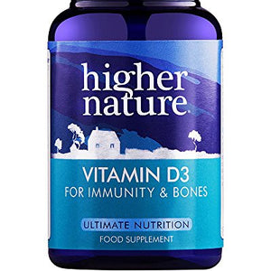 Higher Nature Vitamin D 500iu - 120 capsules