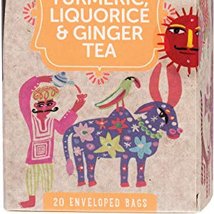 Ministry Of Tea Organic Turmeric Liquorice & Ginger Tea 20 Bags