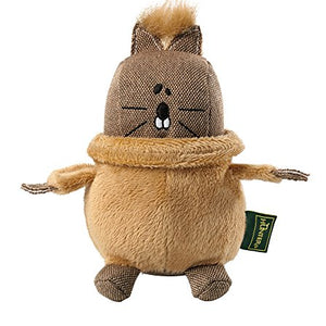 Dog Toy T-Neck Squirrel, Approx. 14 Cm Brown  Pack Of 3 | Hunter