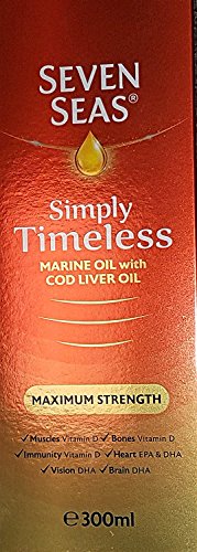 Seven Seas Simply Timeless Cod Liver Oil Maximum Strength Liquid 300ml