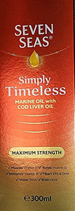 Seven Seas Simply Timeless Cod Liver Oil Maximum Strength Liquid 300ml