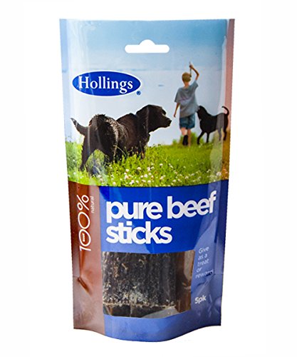 Hollings Pure Beef Sticks 5pk (Pack of 15)