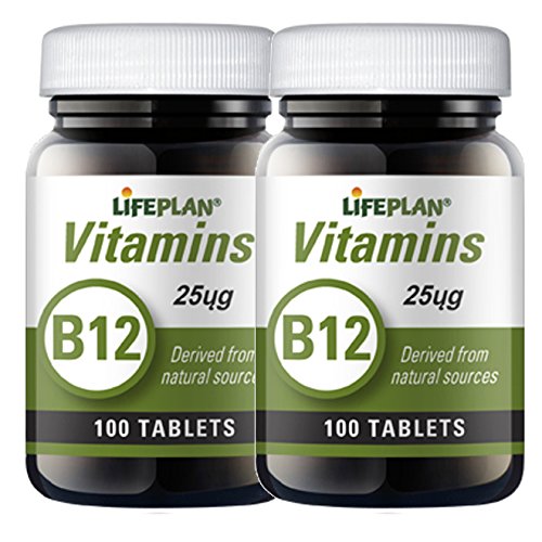 Lifeplan Vitamin B12 25ug - 2 x 100 tablets
