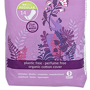 Natracare Natural Regular Pads - 14 Pack