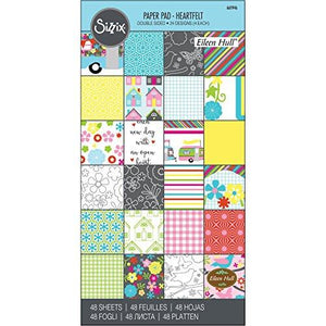 Sizzix Ehull Paper Pad Heartfelt EH