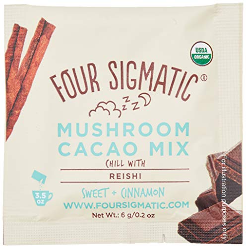 Four Sigmatic Mushroom Cacao Mix with Reishi Herbal Tea Sachets, 30 g