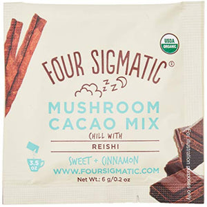 Four Sigmatic Mushroom Cacao Mix with Reishi Herbal Tea Sachets, 30 g