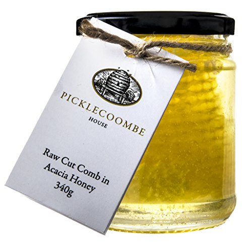 Picklecoombe House Acacia Honey and Comb Zero Vat, 340 g x 1 unit