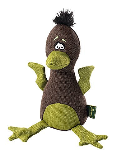 Dog Toy Canvas Bird, Approx. 20 Cm Brown/Green  Pack Of 3 | Hunter