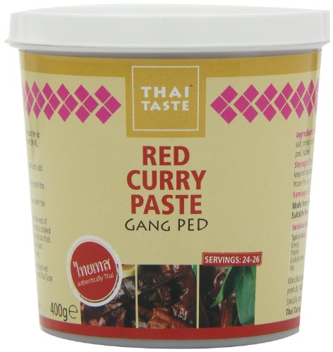 Thai Taste Red Curry Paste in Tub 400 g (Pack of 3)