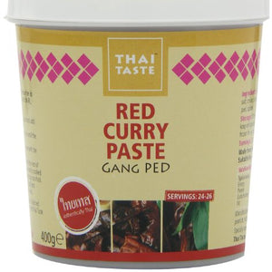 Thai Taste Red Curry Paste in Tub 400 g (Pack of 3)