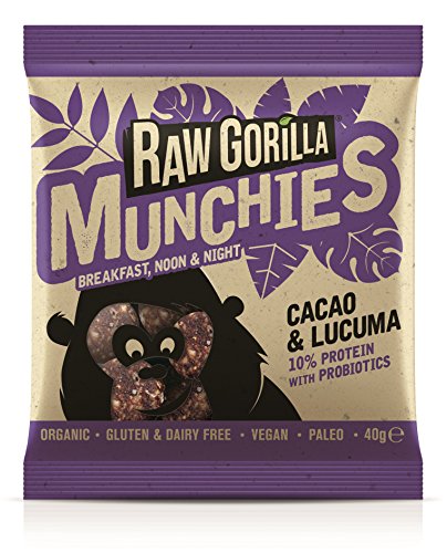 RAW GORILLA Cacao & Lucuma Munchies 40g (PACK OF 1)