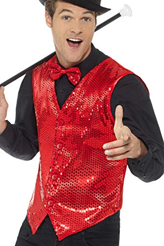 Smiffys 46960L Sequin Waistcoat (Large)