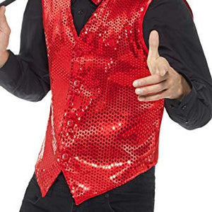 Smiffys 46960L Sequin Waistcoat (Large)