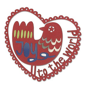 Sizzix 660730 Thinlits Die, Joy to The World by Debi Potter