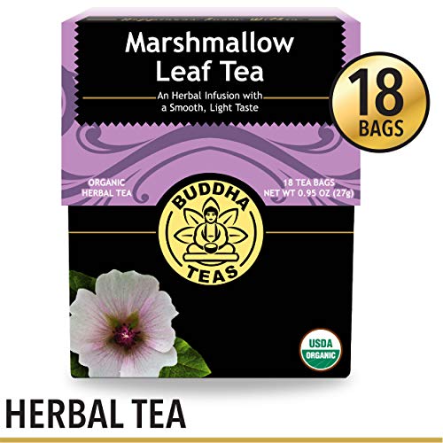 Organic Marshmallow Tea - Kosher, Caffeine-Free, GMO-Free - 18 Bleach-Free Tea Bags