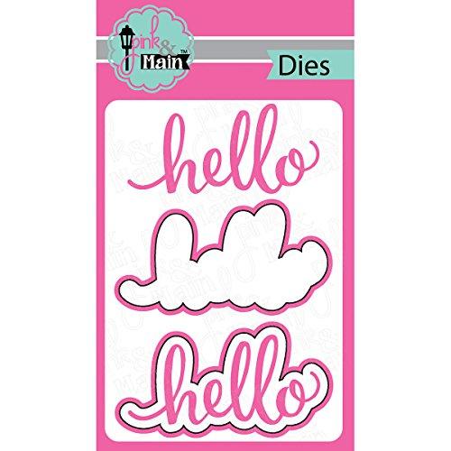 Pink & Main PNM035 Dies-Hello, 2/Pkg