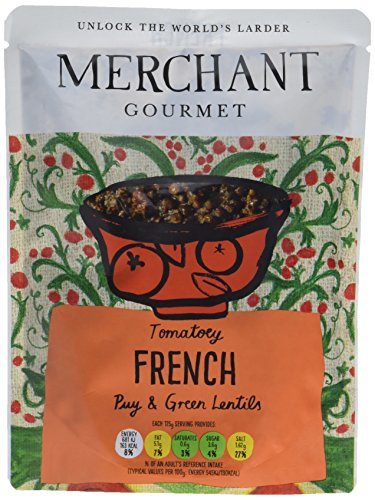 Merchant Gourmet Tomatoey French Puy & Green Lentils 250g (6 pouches)