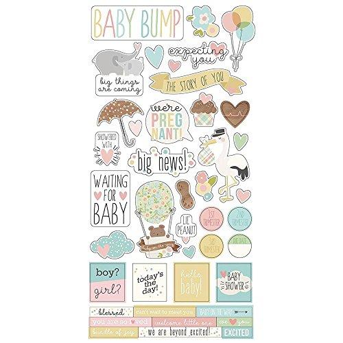 Simple Sets Oh Baby! Expecting Cardstock Stickers 6"X12"