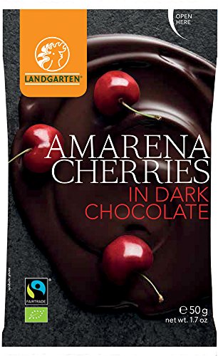 Landgarten - Amarena Cherries in Dark Chocolate - 50g