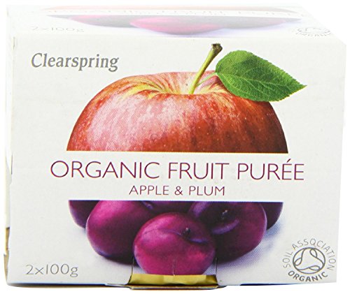 Clearspring Fruit Puree Apple & Plum 2 X100g Desserts & Sweets Healthy Food