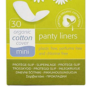 PACK OF 3 Natracare Panty Liners Mini