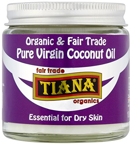 TIANA Fair Trade Organics Pure Virgin Coconut Oil for Dry SKin - 100ml