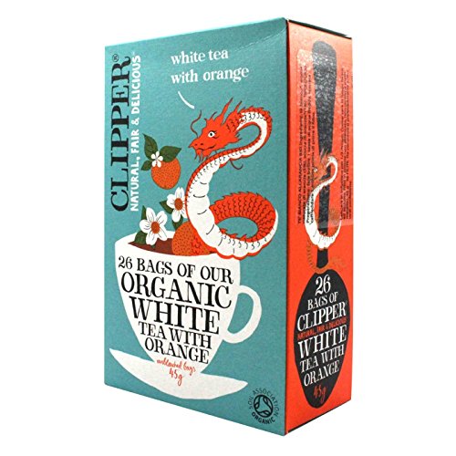 Clipper Organic White Tea Orange 25 Bag