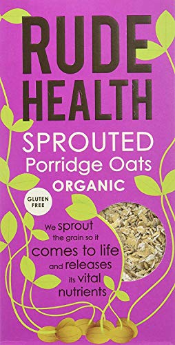 Rude Health Organic Sprouted Porridge Oats 500 g (Pack of 5)