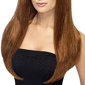 Smiffys Babelicious Wig Auburn Long Straight with Fringe