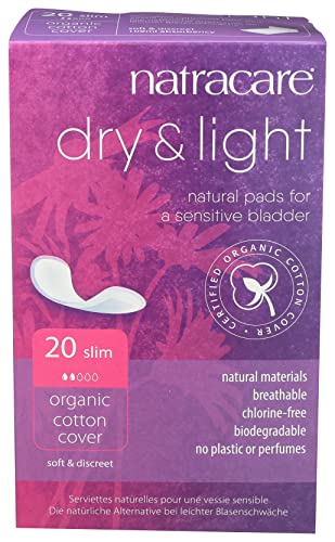 Natracare Organic Dry and Light Incontinence Pads - Pack of 20