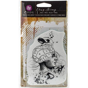 Prima Marketing 580155 Cling Stamp 3.5"X5" -Mindful