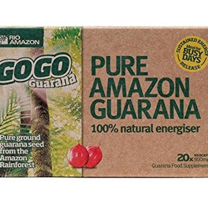 Rio Amazon GoGo Guarana 500mg 20 capsule X 3 (Pack of 3)