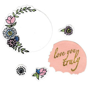 Sizzix Lserata Framelits Die/Stamp Love You Truly LS Loveyou